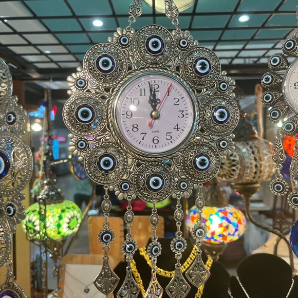 Evil eye wall clock